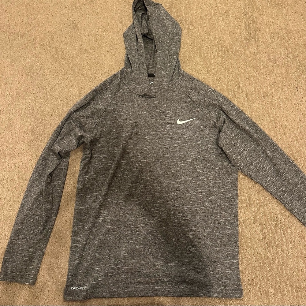 Nike Heather Grey Lightweight Pullover - image 1